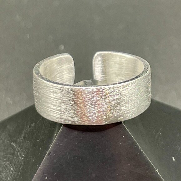 Thinnest Style 6mm Brushed Sterling 925 Silver Wrapped Band Boho Ring #1230 - Picture 3 of 7